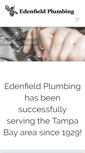 Mobile Screenshot of edenfieldplumbing.com